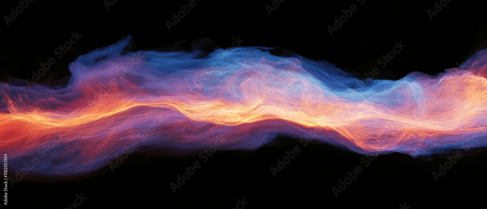 Poster fire overlay texture for creative blending on a black background