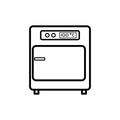 oven line icon