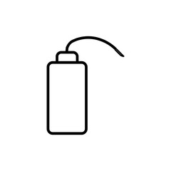 spray bottle line icon