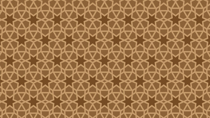 Islamic geometric pattern illustration ornament design graphic. Monochrome abstract floral linear texture.
