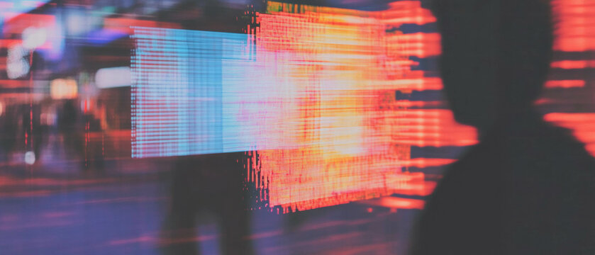 Exploring the aesthetic of glitch databending and data corruption effects in digital art
