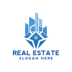 Modern real estate logo, building, roof, construction, real, estate, flat fully editable vector template, real estate corporate logo. Home logo vector template. Corporate real estate logo