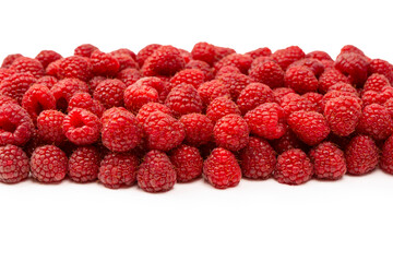 Tasty fresh raspberry as a background.