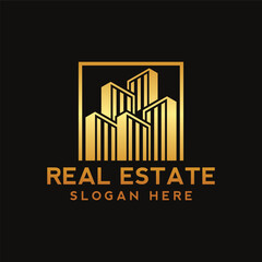 Modern real estate logo, building, roof, construction, real, estate, flat fully editable vector template, real estate corporate logo. Home logo vector template. Corporate real estate logo