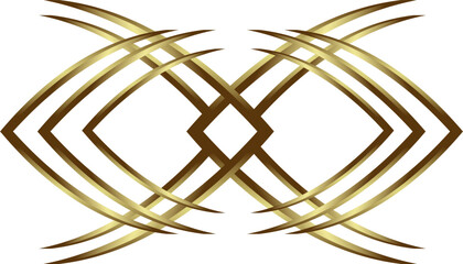 curved line design material with golden brown gradient colors as inspiration for fine and applied arts