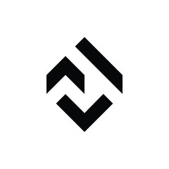 FV VF rectangular initials logo