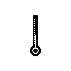 themometer glyph icon