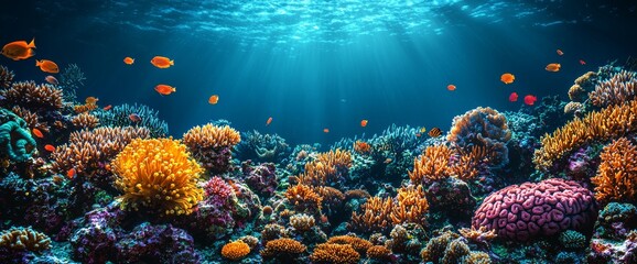 Naklejka premium S_DYNAMIC sketches featuring corals in energetic interactions showcase marine life cycles