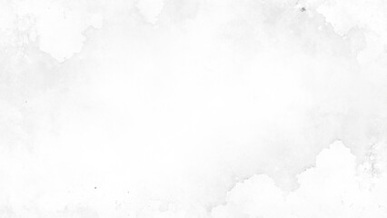 Grunge grey shades watercolor background. Modern style background and cement wall texture. white color concrete wall for background. Luxurious watercolor textures on white paper background.	