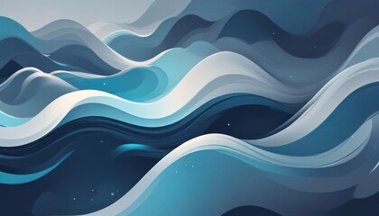 Fototapeta premium Wavy swirl shape abstract background wallpaper