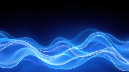 Blue wave shape abstract background wallpaper illustration