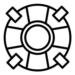 Vector Design Lifeguard Icon Style