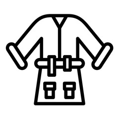 Vector Design Bathrobe Icon Style
