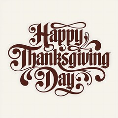 Happy thanksgiving day poster