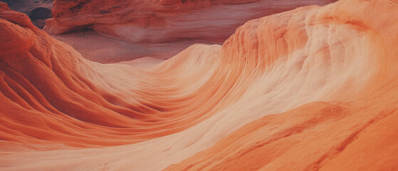 Obraz premium Sandstone arches create a stunning desert landscape with unique orange formations