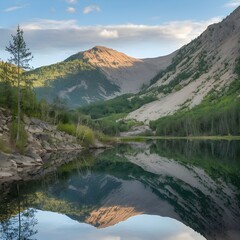 lake in the mountains