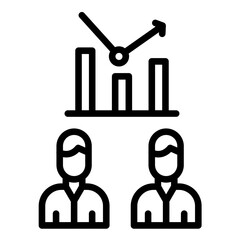 Vector Design Audience Insight Icon Style