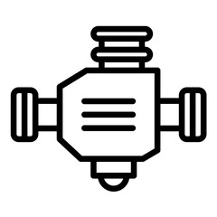 Vector Design Engine Icon Style