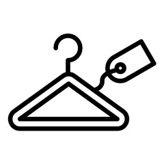 Vector Design Hanger Sale Icon Style