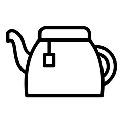Obraz premium Vector Design Tea Pot Icon Style
