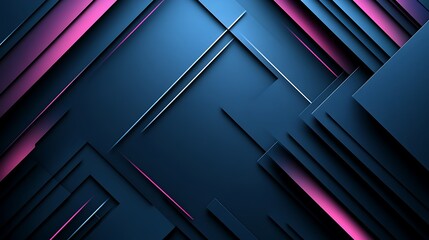 Obraz premium Abstract Diagonal Geometric Pattern Dark Blue Pink