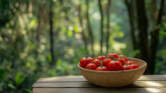 red fruit in the basket