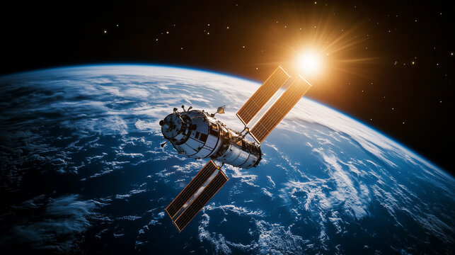 machine in space