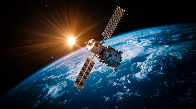satellite in space