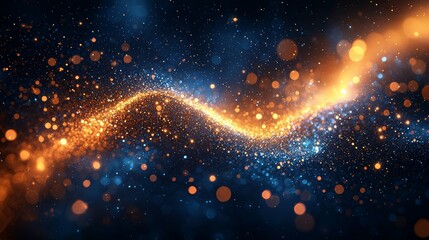 A meticulous, shining visualization of the Planck scale, with small, lively particles engaging in an immaculate area