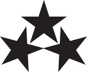 Fototapeta premium 3 star logo.eps