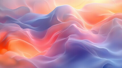 Fototapeta premium Create a minimalist abstract background with translucent layers and gentle, subdued hues