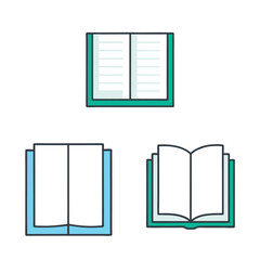 Minimalist Book Vector Bundle for Education Themes.