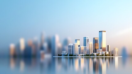 Obraz premium Futuristic Smart City Skyline with 5G Powered IoT Infrastructure and Connected Mobility A modern high tech urban landscape showcasing the of advanced technologies automation