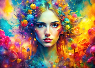 Abstract backgrounds with layered double exposures.