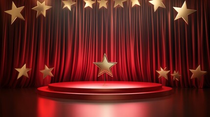 3d Discount product sale podium. Special offer composition. Stage Podium Scene with for Award, Decor element background. 3d render. Vector illustration