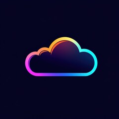 Cloud computing logo design