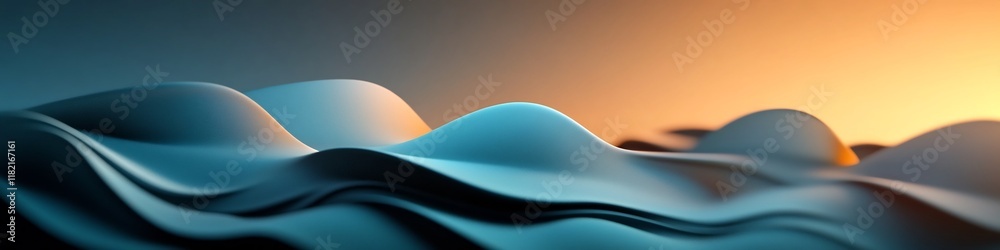 Poster mesmerizing animation showcasing the dynamics of a wave packet as it undergoes refraction and change