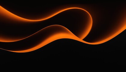 Obraz premium Orange black wavy gradient background with grain and noise texture for header poster banner backdrop 6
