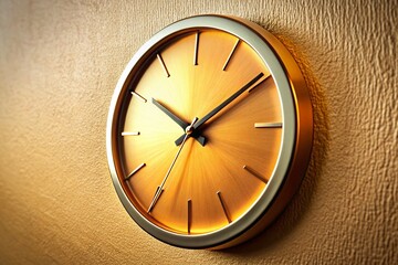 Stylish Analog Metal Wall Clock, Modern Home Decor,  Timepiece, Interior Design, Rustic Clock