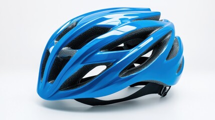 Blue Bicycle Helmet for Safety and Comfort
