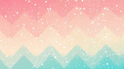 Bold pastel gradient design with scattered dots and zigzag patterns high-resolution style vibrant visuals