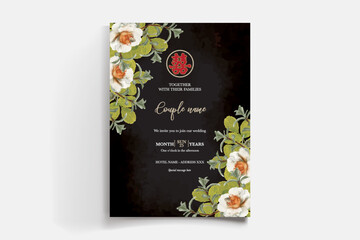 floral bridal shower invitation templates