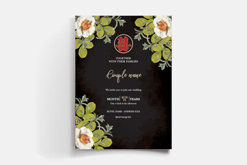 floral bridal shower invitation templates