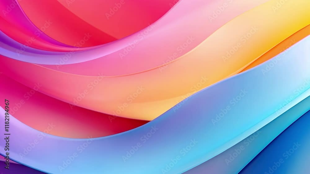 Poster abstract fluid swirls: vibrant and dynamic, these abstract swirls of color evoke a sense of movement