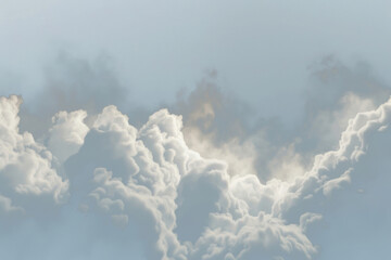 PNG Realistic white cloud clouds weather nature.