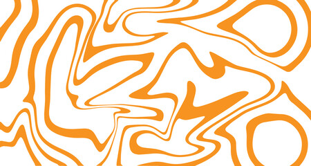 Wavy and Melt Caramel. Abstract Toffee Vector Pattern, Wavy swirl caramel seamless pattern or peanut background of zebra wavy lines