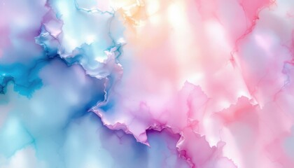Obraz premium Pastel watercolor abstract background with soft gradient tones