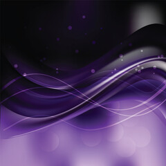 Purple Black Wave Background Template