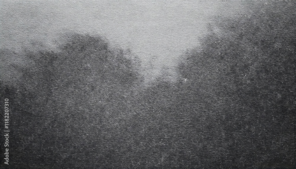 Poster textured grayscale surface with abstract blurred tree silhouettes creating a subtle moody background for artistic or design projects
