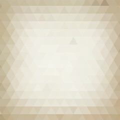 Beige Triangle Background Vector Illustration